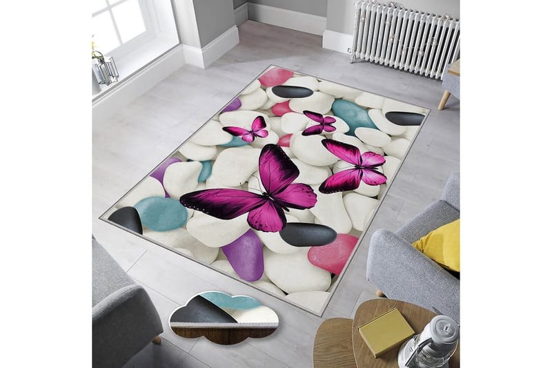 Matte (100x200) Homefesto 5 - Flerfarget - Tekstiler & tepper - Teppe & matte - Orientalske tepper - Persisk matte