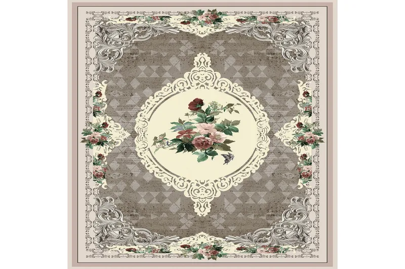 Matte (100x200) Homefesto 5 - Flerfarget - Tekstiler & tepper - Teppe & matte - Orientalske tepper - Persisk matte