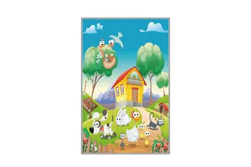 Matte (100x200) Homefesto 5 - Flerfarget - Tekstiler & tepper - Teppe & matte - Orientalske tepper - Persisk matte