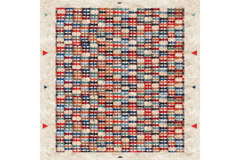 Matte (100x200) Homefesto 5 - Flerfarget - Tekstiler & tepper - Teppe & matte - Orientalske tepper - Persisk matte