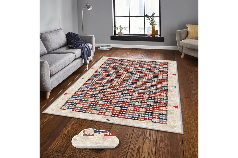 Matte (100x200) Homefesto 5, Flerfarget