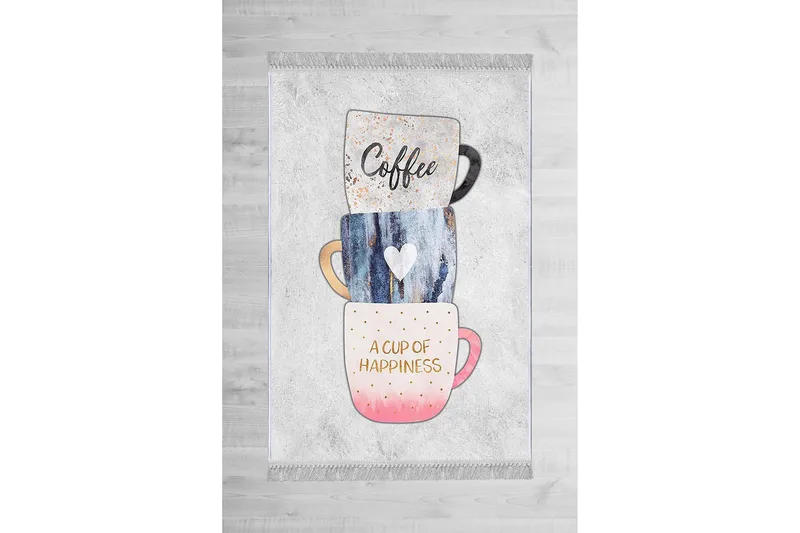 Matte (120 x 180) Homefesto - Bomull, Flerfarget/Fløyel