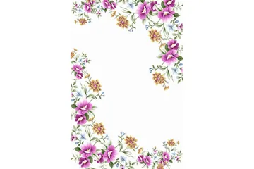 Matte (120 x 180) Homefesto - Bomull - Flerfarget/Fløyel - Tekstiler & tepper - Teppe & matte - Orientalske tepper - Persisk matte