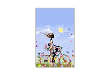 Matte (120x180) Homefesto 5 - Flerfarget - Tekstiler & tepper - Teppe & matte - Orientalske tepper - Persisk matte