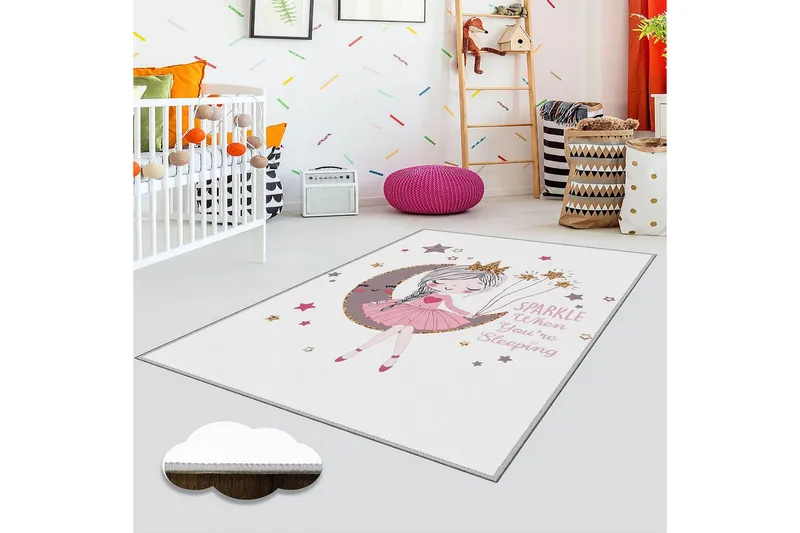 Matte (120x180) Homefesto 5 - Flerfarget - Tekstiler & tepper - Teppe & matte - Orientalske tepper - Persisk matte