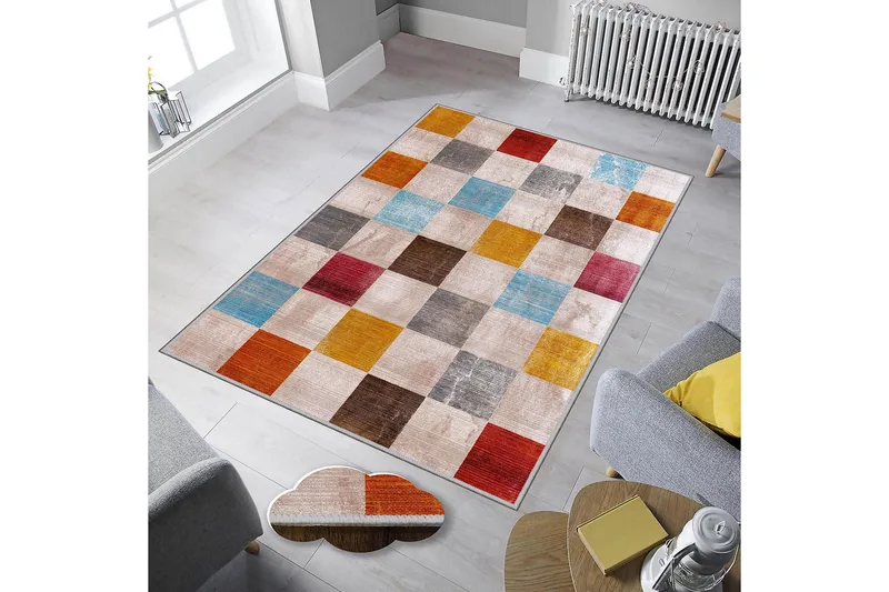 Matte (120x180) Homefesto 5 - Flerfarget - Tekstiler & tepper - Teppe & matte - Orientalske tepper - Persisk matte