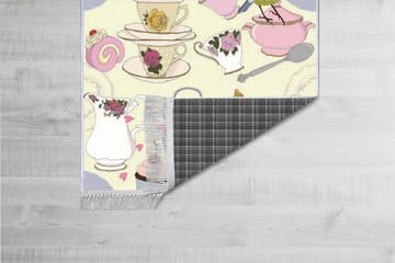 Matte (140 x 220) Homefesto - Bomull - Flerfarget/Fløyel - Tekstiler & tepper - Teppe & matte - Orientalske tepper - Persisk matte