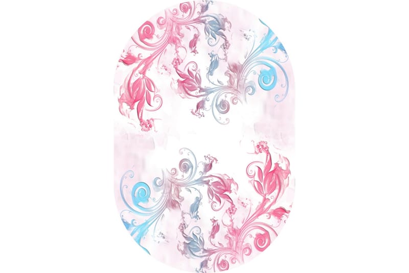 Matte (140 x 220) Homefesto - Bomull - Flerfarget/Fløyel - Tekstiler & tepper - Teppe & matte - Orientalske tepper - Persisk matte