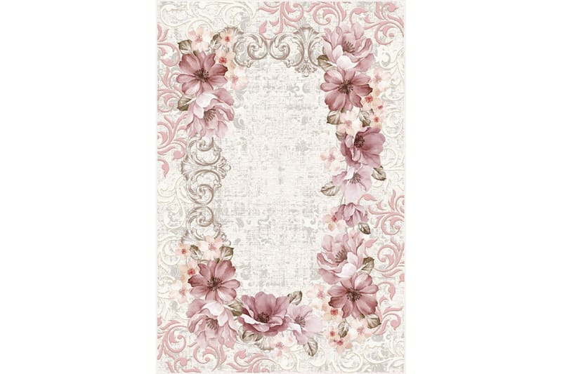 Matte (140 x 220) Homefesto - Bomull, Flerfarget/Fløyel