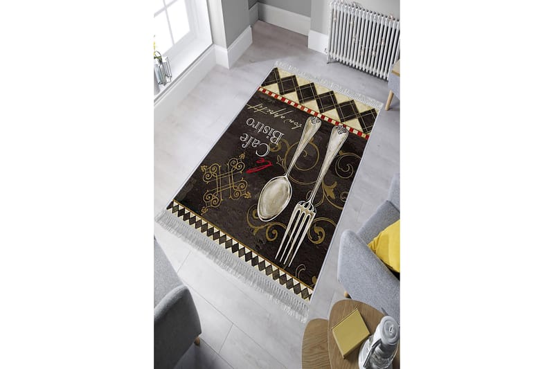 Matte (140 x 220) Homefesto - Bomull - Flerfarget/Fløyel - Tekstiler & tepper - Teppe & matte - Orientalske tepper - Persisk matte