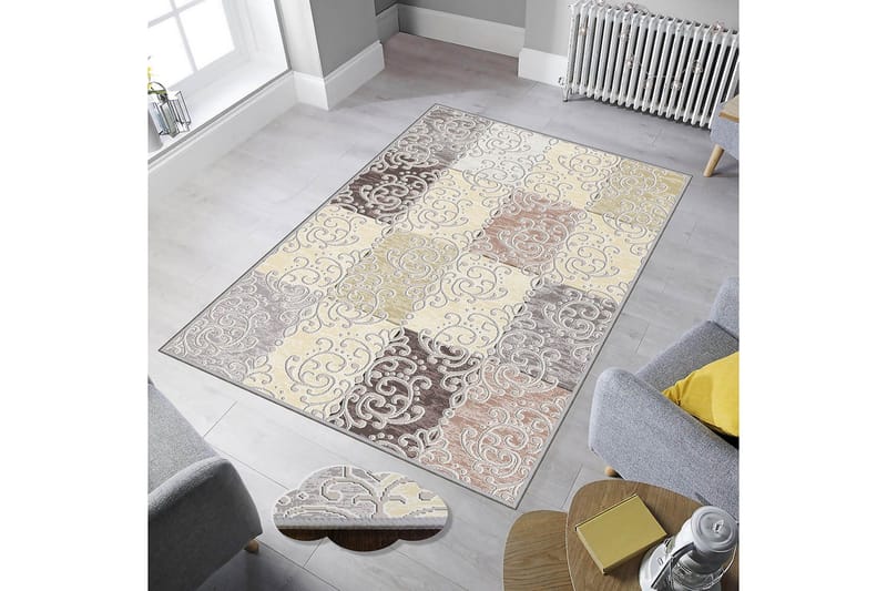 Matte (140x220) Homefesto 4 - Flerfarget - Tekstiler & tepper - Teppe & matte - Orientalske tepper - Persisk matte