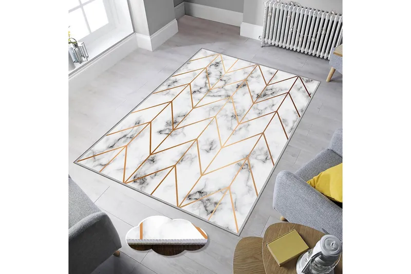 Matte (140x220) Homefesto 4 - Flerfarget - Tekstiler & tepper - Teppe & matte - Orientalske tepper - Persisk matte
