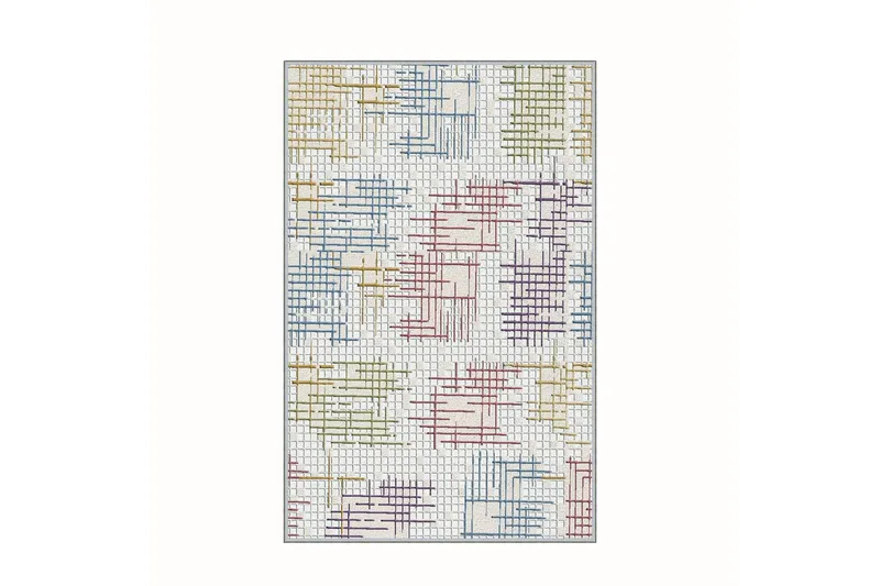 Matte (140x220) Homefesto 4 - Flerfarget - Tekstiler & tepper - Teppe & matte - Orientalske tepper - Persisk matte