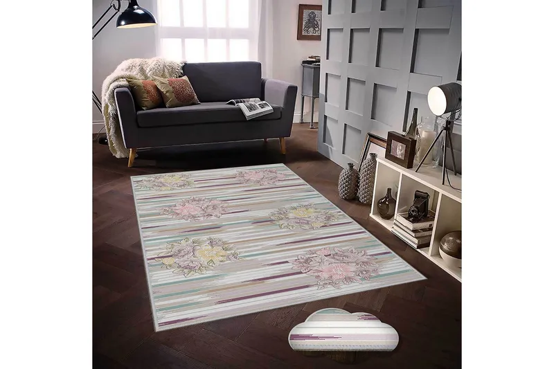 Matte (140x220) Homefesto 4 - Flerfarget - Tekstiler & tepper - Teppe & matte - Orientalske tepper - Persisk matte