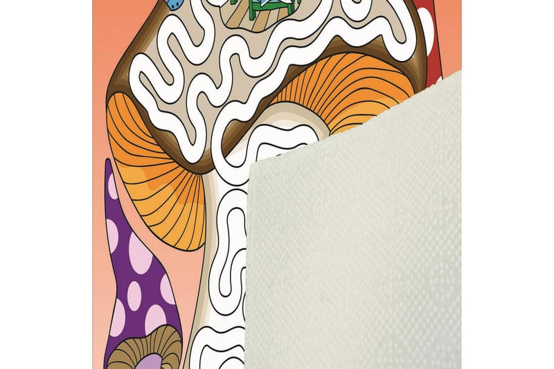 Matte (140x220) Homefesto 4 - Flerfarget - Tekstiler & tepper - Teppe & matte - Orientalske tepper - Persisk matte