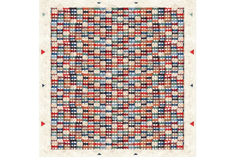 Matte (140x220) Homefesto 4 - Flerfarget - Tekstiler & tepper - Teppe & matte - Orientalske tepper - Persisk matte