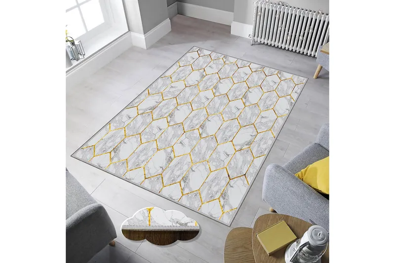 Matte (140x220) Homefesto 4 - Flerfarget - Tekstiler & tepper - Teppe & matte - Orientalske tepper - Persisk matte