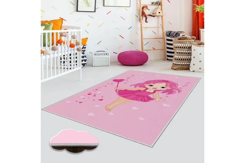 Matte (140x220) Homefesto 4, Flerfarget