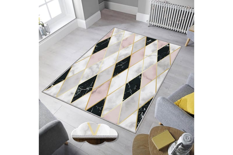 Matte (140x220) Homefesto 4 - Flerfarget - Tekstiler & tepper - Teppe & matte - Orientalske tepper - Persisk matte