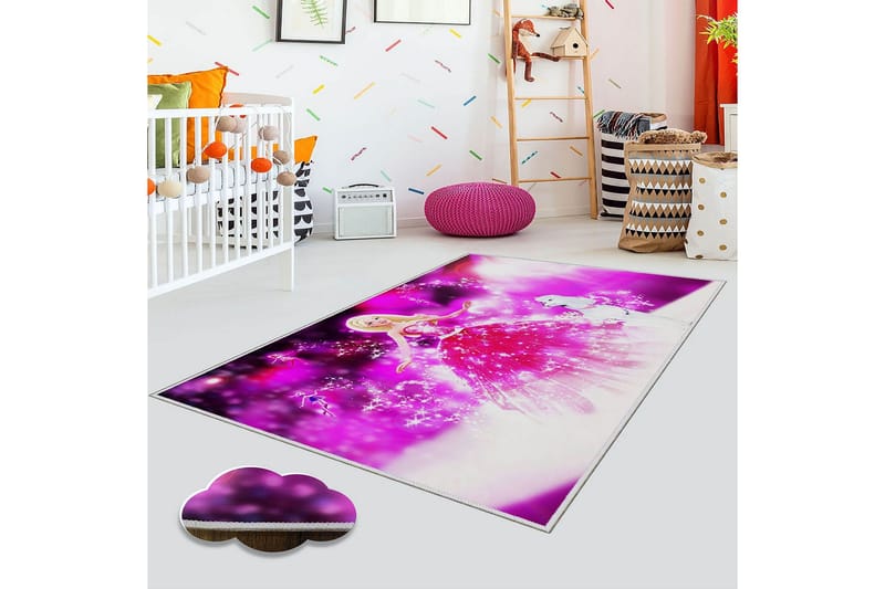 Matte (140x220) Homefesto 4, Flerfarget