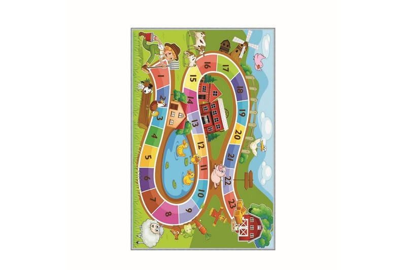 Matte (140x220) Homefesto 4 - Flerfarget - Tekstiler & tepper - Teppe & matte - Orientalske tepper - Persisk matte