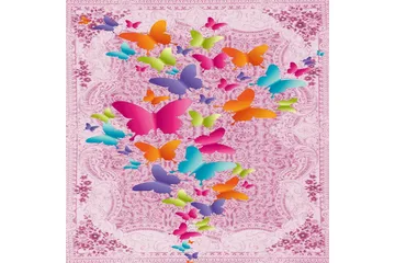 Matte (140x220) Homefesto 4 - Flerfarget - Tekstiler & tepper - Teppe & matte - Orientalske tepper - Persisk matte