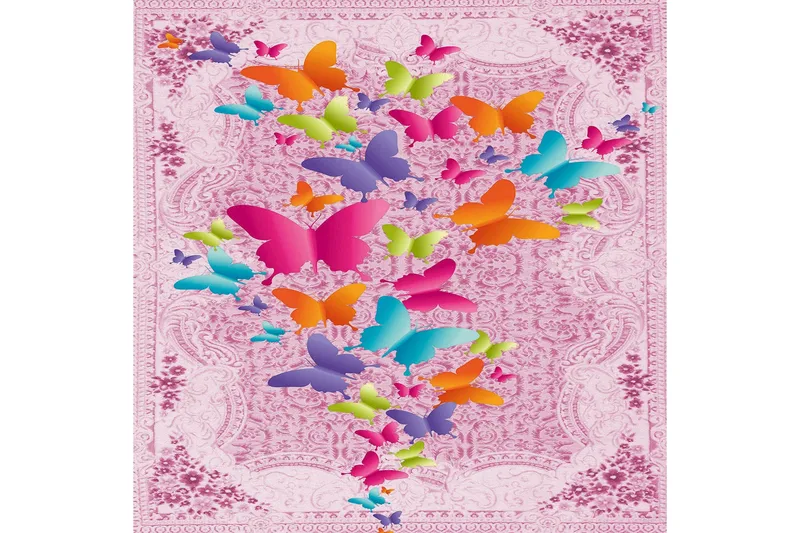 Matte (140x220) Homefesto 4 - Flerfarget - Tekstiler & tepper - Teppe & matte - Orientalske tepper - Persisk matte