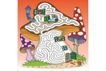 Matte (140x220) Homefesto 4 - Flerfarget - Tekstiler & tepper - Teppe & matte - Orientalske tepper - Persisk matte