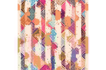 Matte (140x220) Homefesto 4 - Flerfarget - Tekstiler & tepper - Teppe & matte - Orientalske tepper - Persisk matte