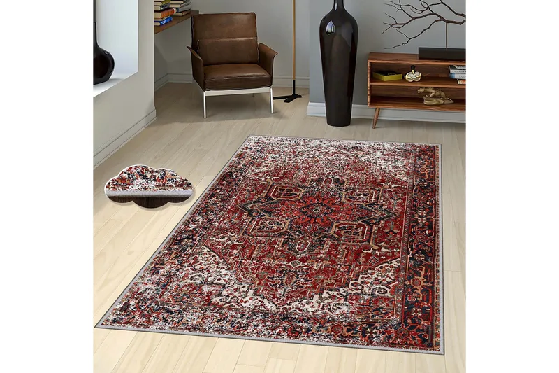 Matte (140x220) Homefesto 4 - Flerfarget - Tekstiler & tepper - Teppe & matte - Orientalske tepper - Persisk matte