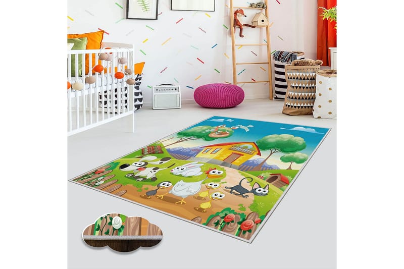 Matte (140x220) Homefesto 5 - Flerfarget - Tekstiler & tepper - Teppe & matte - Orientalske tepper - Persisk matte