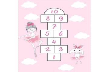 Matte (140x220) Homefesto 5 - Flerfarget - Tekstiler & tepper - Teppe & matte - Orientalske tepper - Persisk matte