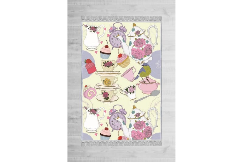 Matte (160 x 230) Homefesto - Bomull, Flerfarget/Fløyel