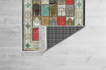 Matte (160 x 230) Homefesto - Bomull - Flerfarget/Fløyel - Tekstiler & tepper - Teppe & matte - Orientalske tepper - Persisk matte