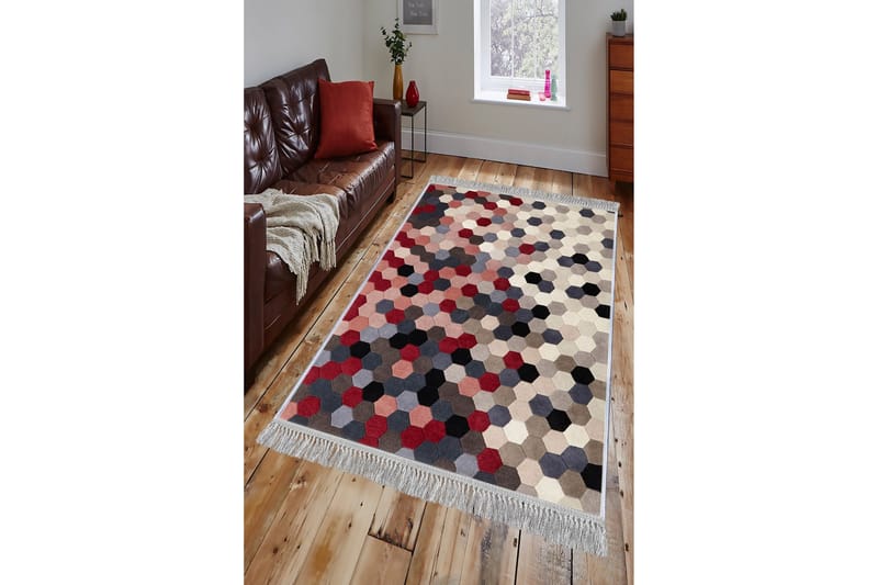 Matte (160 x 230) Homefesto - Bomull - Flerfarget/Fløyel - Tekstiler & tepper - Teppe & matte - Orientalske tepper - Persisk matte