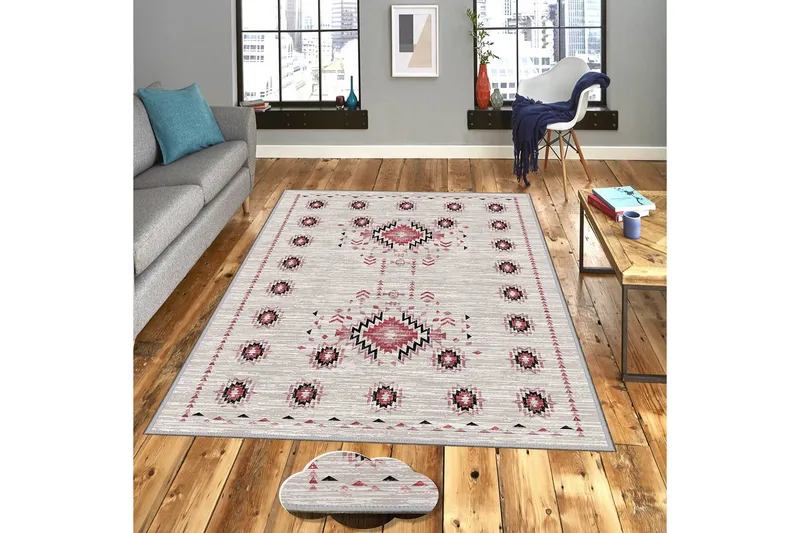 Matte (160x230) Homefesto 4, Flerfarget