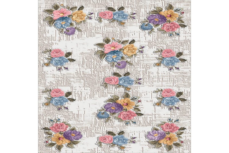 Matte (160x230) Homefesto 4, Flerfarget