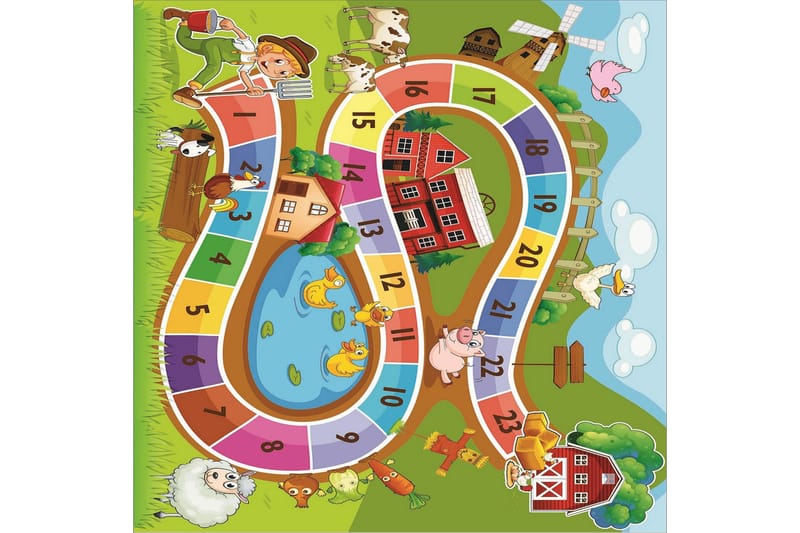 Matte (160x230) Homefesto 4 - Flerfarget - Tekstiler & tepper - Teppe & matte - Orientalske tepper - Persisk matte