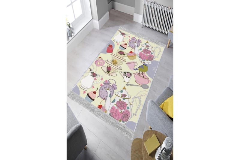 Matte (180 x 280) Homefesto - Bomull - Flerfarget/Fløyel - Tekstiler & tepper - Teppe & matte - Orientalske tepper - Persisk matte