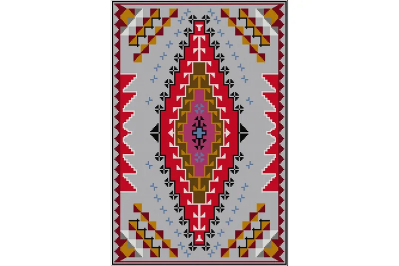 Matte (180 x 280) Homefesto - Bomull - Flerfarget/Fløyel - Tekstiler & tepper - Teppe & matte - Orientalske tepper - Persisk matte