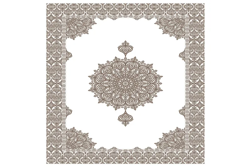 Matte (180x280) Homefesto 4, Flerfarget