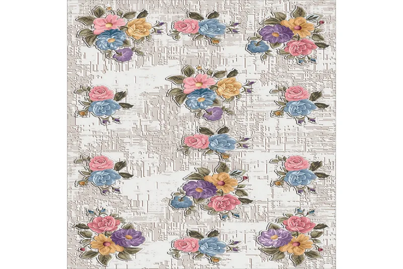 Matte (180x280) Homefesto 4, Flerfarget