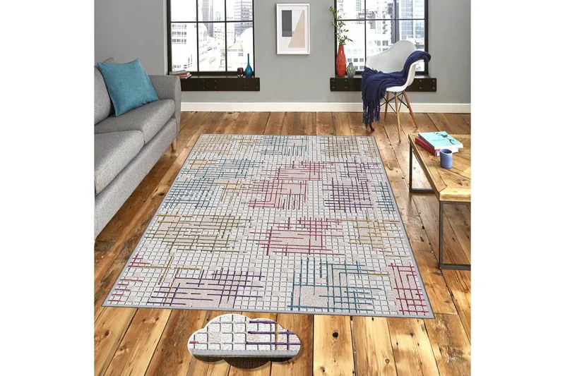 Matte (180x280) Homefesto 4, Flerfarget