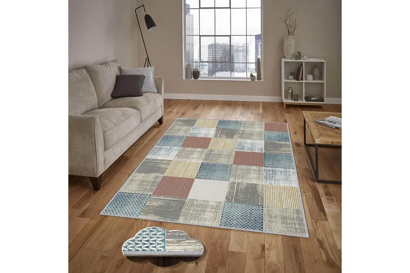 Matte (180x280) Homefesto 4, Flerfarget