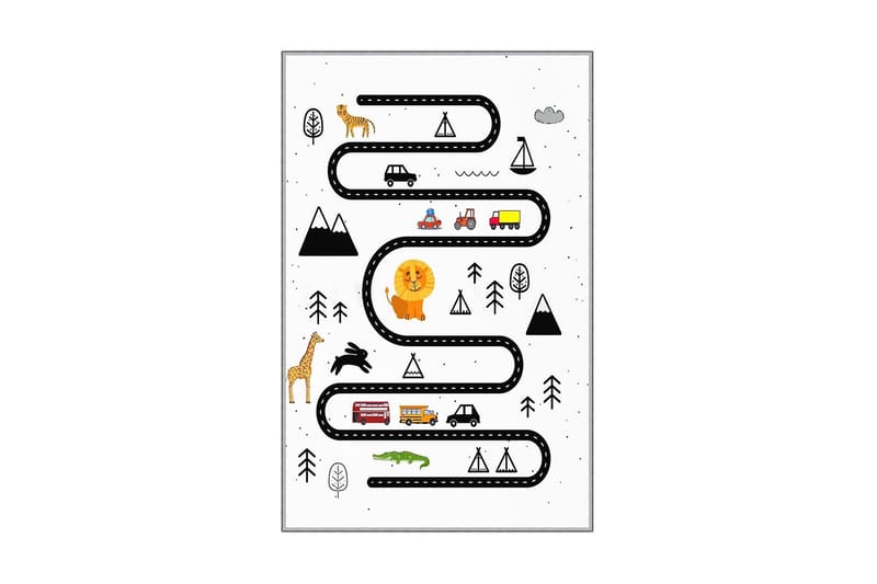 Matte (180x280) Homefesto 5, Flerfarget