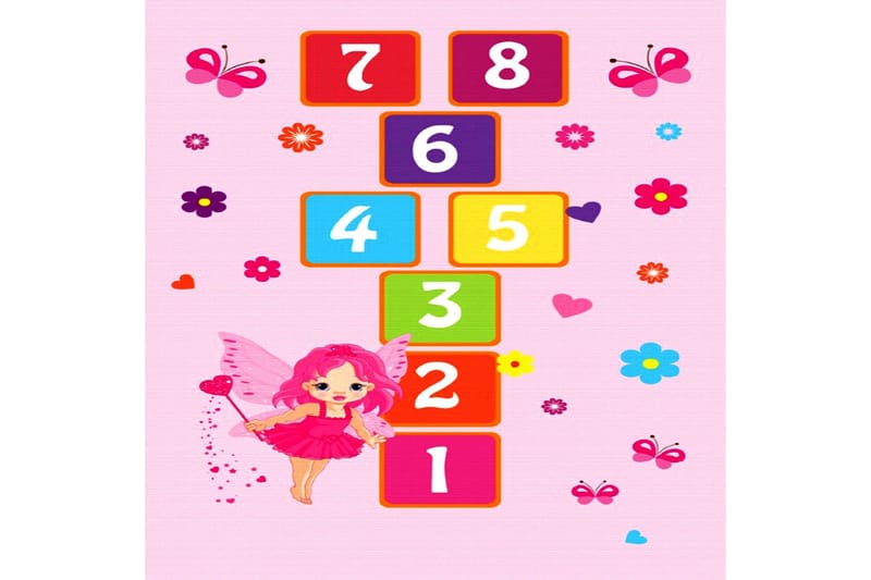 Matte (180x280) Homefesto 5, Flerfarget