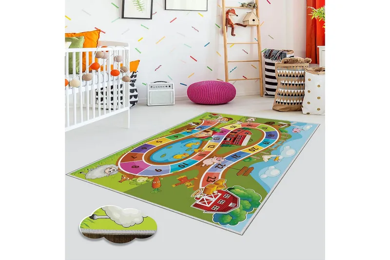 Matte (80 x 120) Homefesto 4, Flerfarget