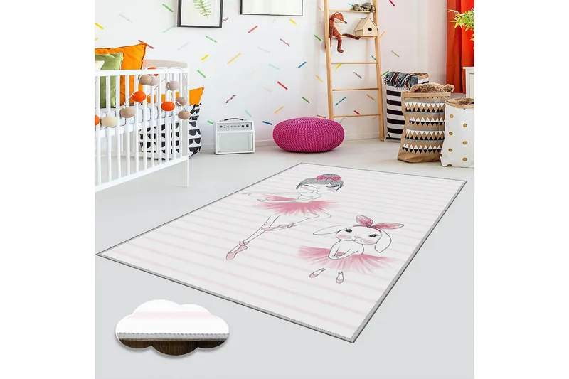 Matte (80 x 120) Homefesto 5, Flerfarget