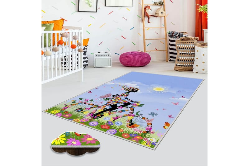 Matte (80 x 120) Homefesto 5 - Flerfarget - Tekstiler & tepper - Teppe & matte - Orientalske tepper - Persisk matte