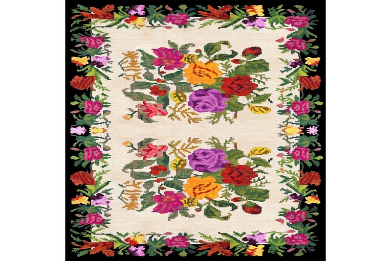 Matte (80 x 120) Homefesto 5 - Flerfarget - Tekstiler & tepper - Teppe & matte - Orientalske tepper - Persisk matte